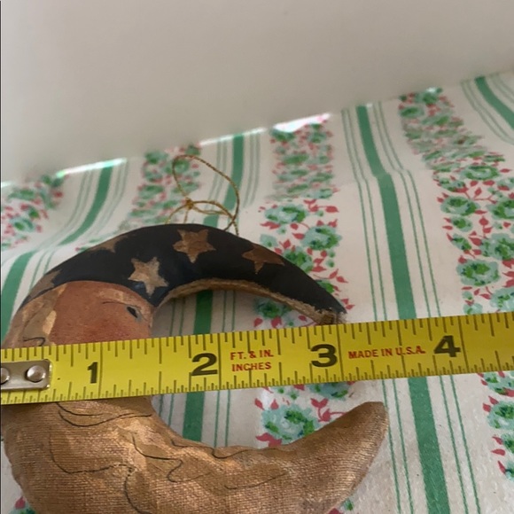 1997 Belsnickel crescent moon Santa ornament 6583 - Picture 10 of 11